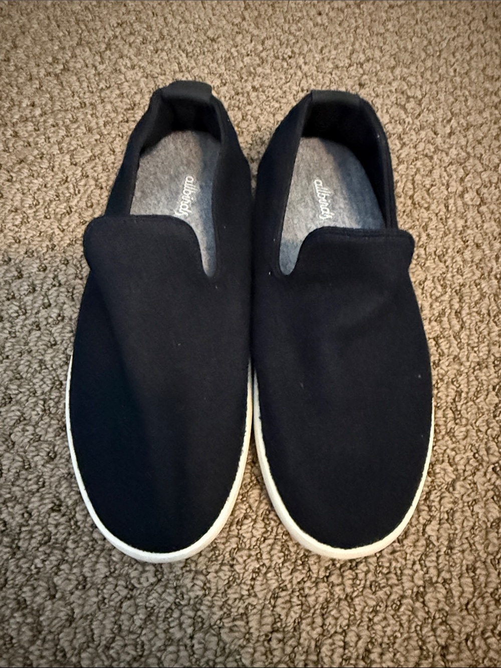 allbirds Kids Black Slip-On Sneakers